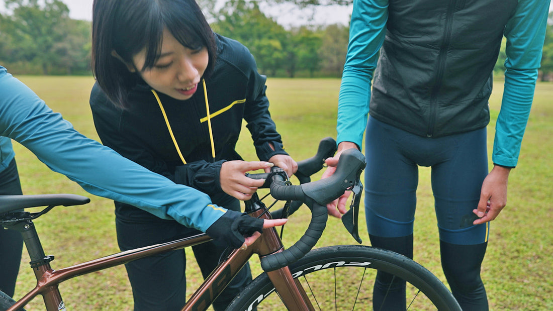 ギアチェンジとハンドサインを覚えよう | 初心者女子がロードバイクに初挑戦