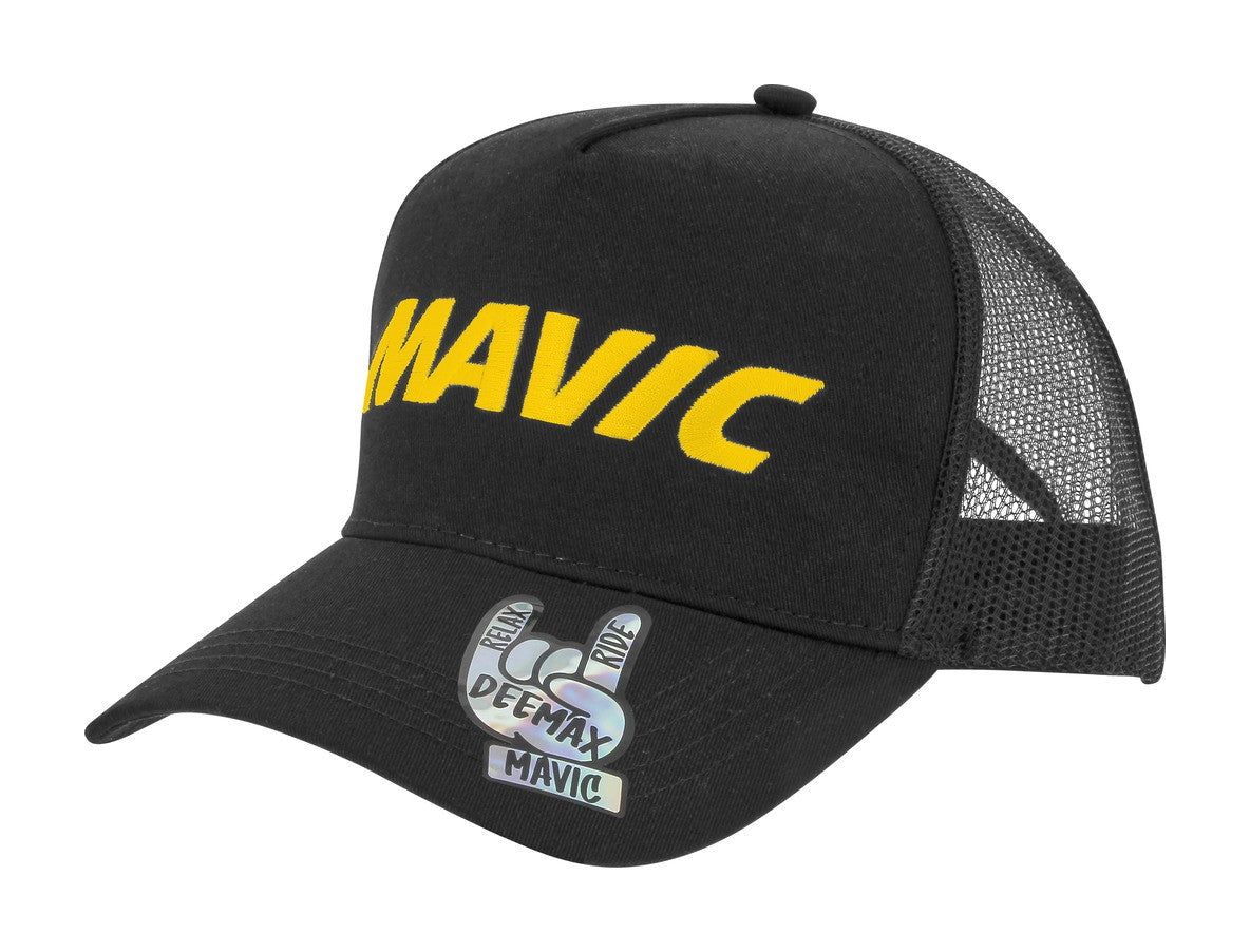 MAVIC TRUCKER CAP - BLACK YELLOW