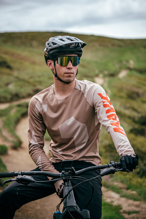 DEEMAX ENDURO LS JERSEY - CAMO/WHITE PEPPER
