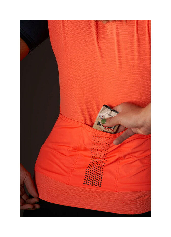 ESSENTIAL JERSEY-DEEP BLUE/CORAL- Women