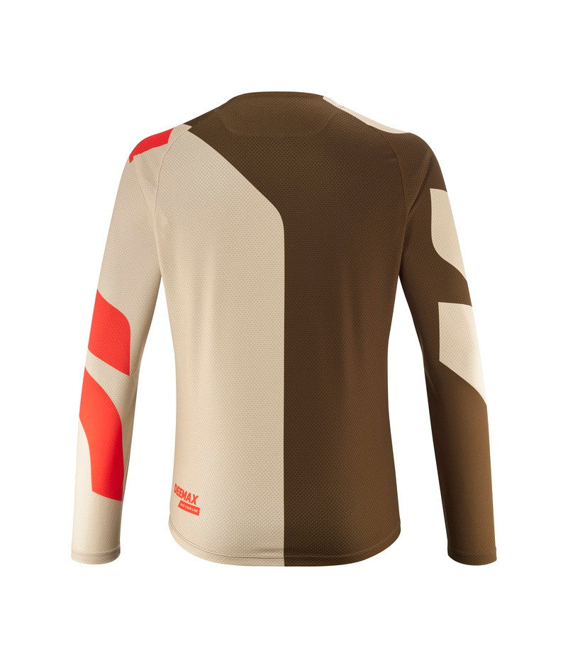 DEEMAX ENDURO LS JERSEY - LETTERS/DESERT PALM