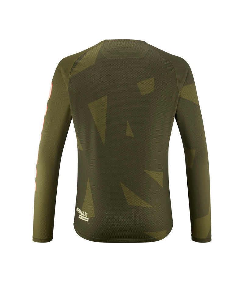 DEEMAX ENDURO LS JERSEY - CAMO/OLIVE