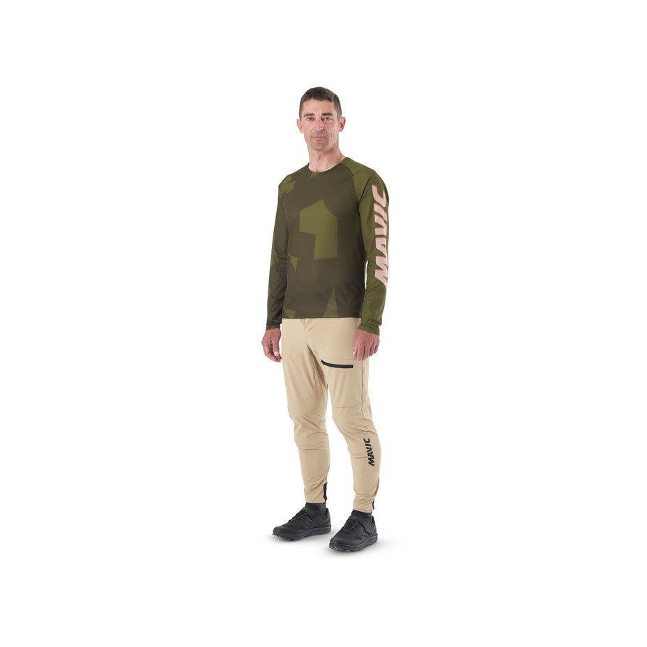 DEEMAX ENDURO LS JERSEY - CAMO/OLIVE