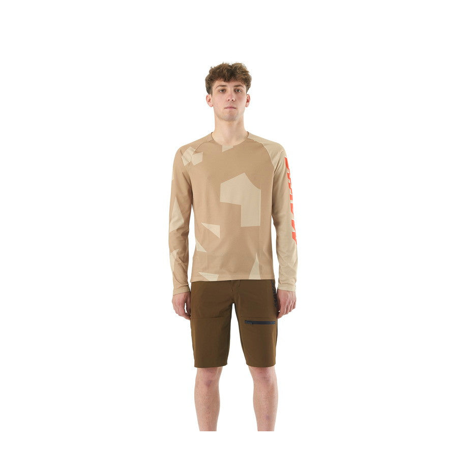DEEMAX ENDURO LS JERSEY - CAMO/WHITE PEPPER