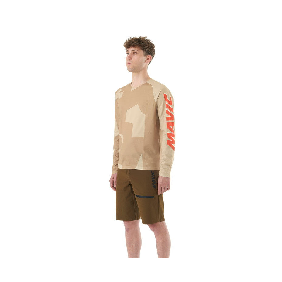 DEEMAX ENDURO LS JERSEY - CAMO/WHITE PEPPER
