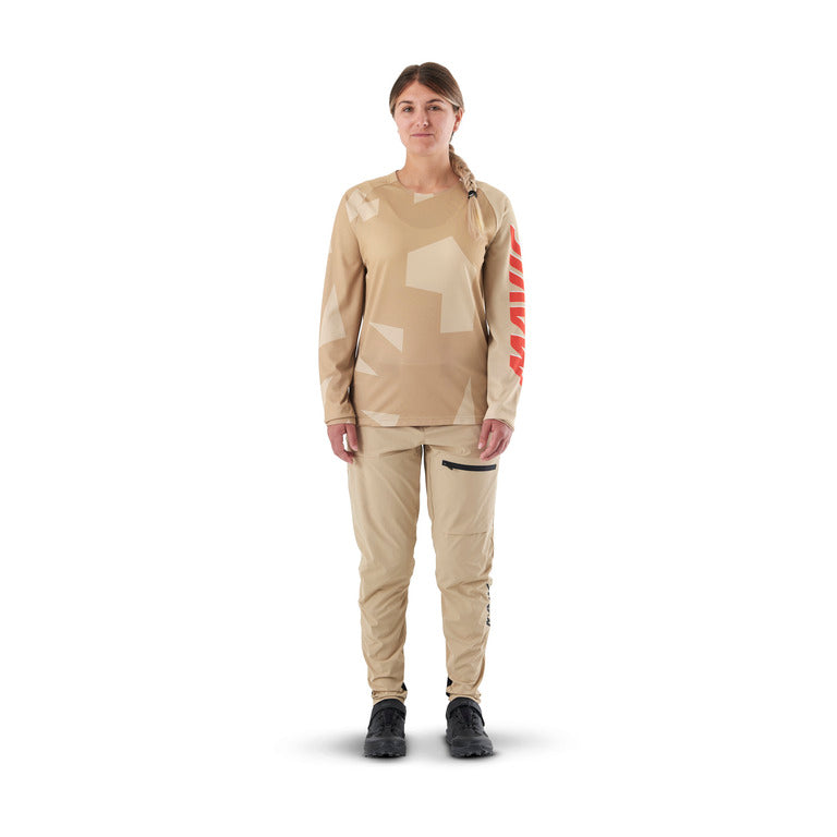 DEEMAX ENDURO LS JERSEY - CAMO/WHITE PEPPER