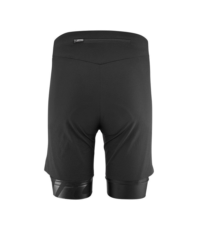 CROSSTRAIL PADDED SHORT - BLACK