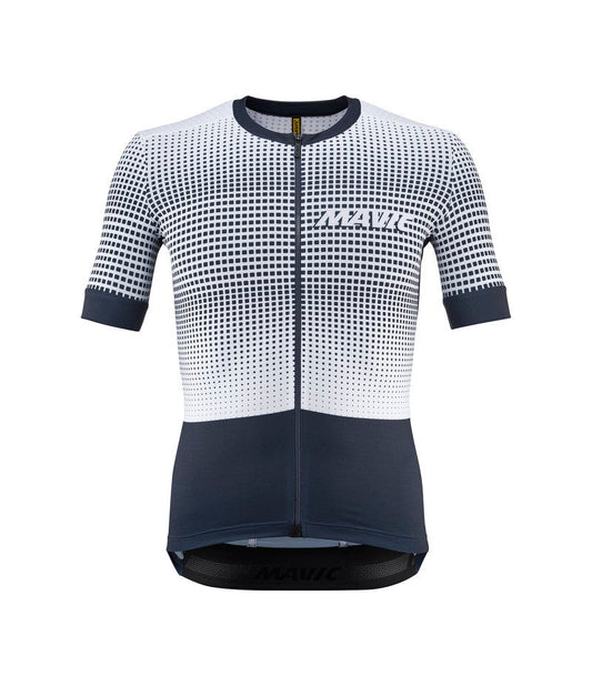 AKSIUM GRAPHIC JERSEY - STRIPES/DEEP BLUE