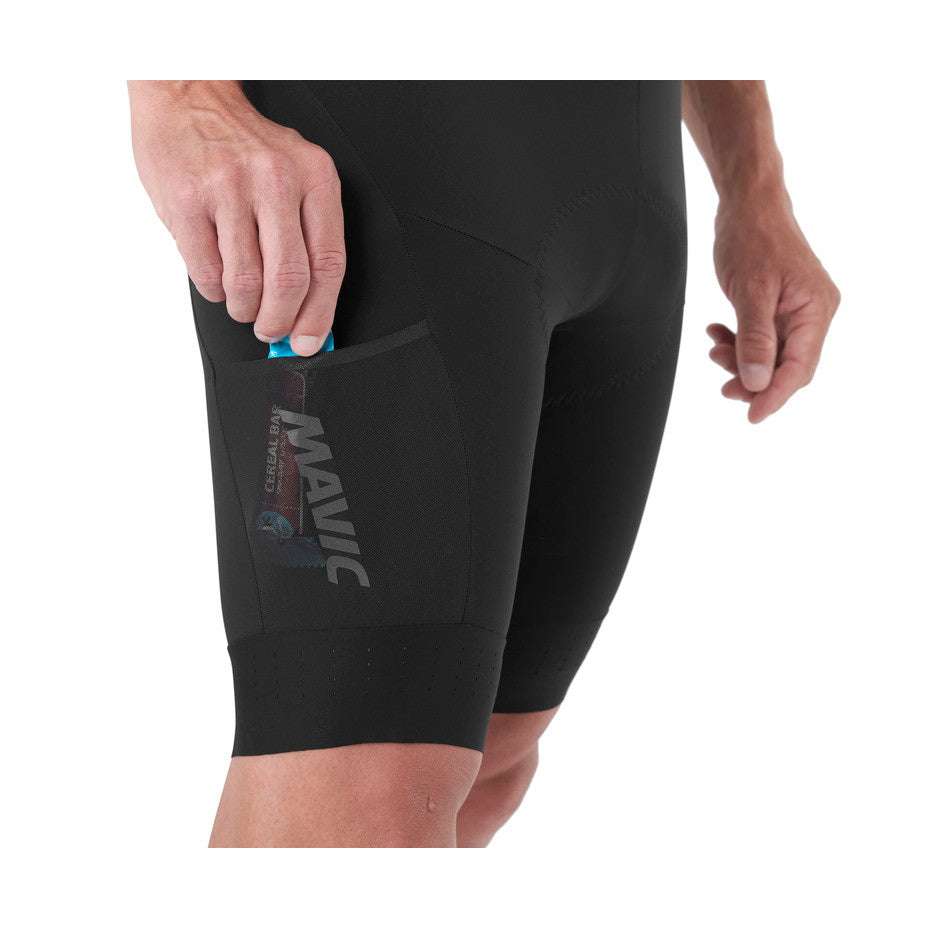 ALLROAD CARGO BIB SHORT - BLACK