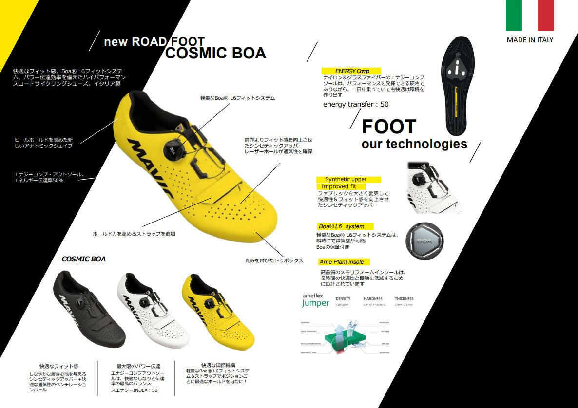 COSMIC BOA - MAVIC YELLOW
