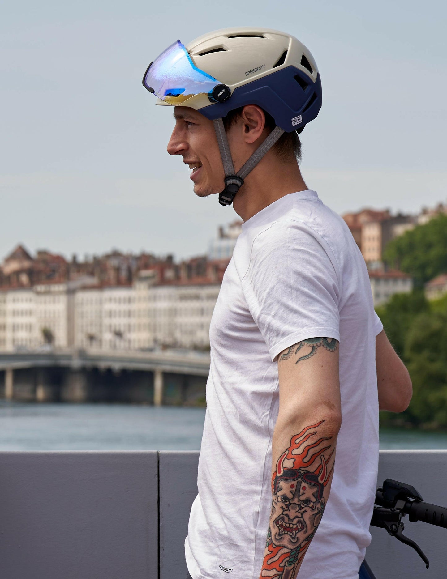 SPEEDCITY - CREAM / BLUE