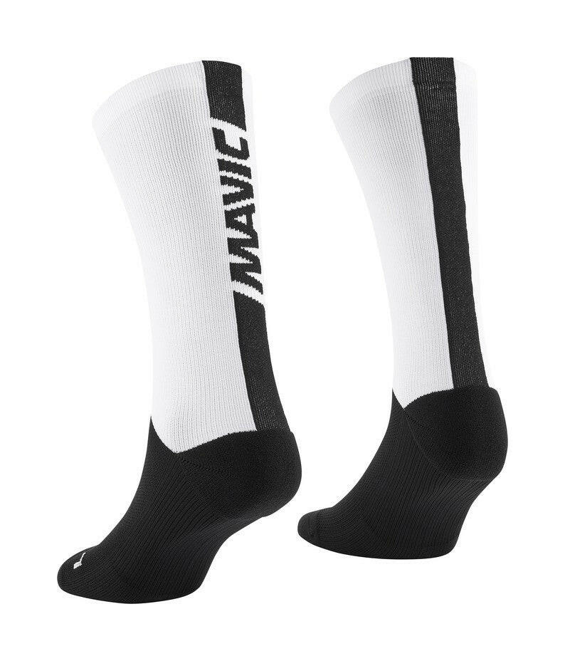 MAVIC LOGO SOCK - WHITE BLACK