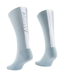 MAVIC LOGO SOCK - CELESTE WHITE