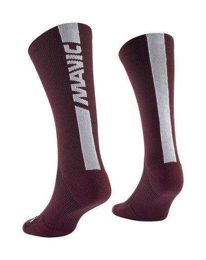 MAVIC LOGO SOCK - AUBERGINE/CORDE