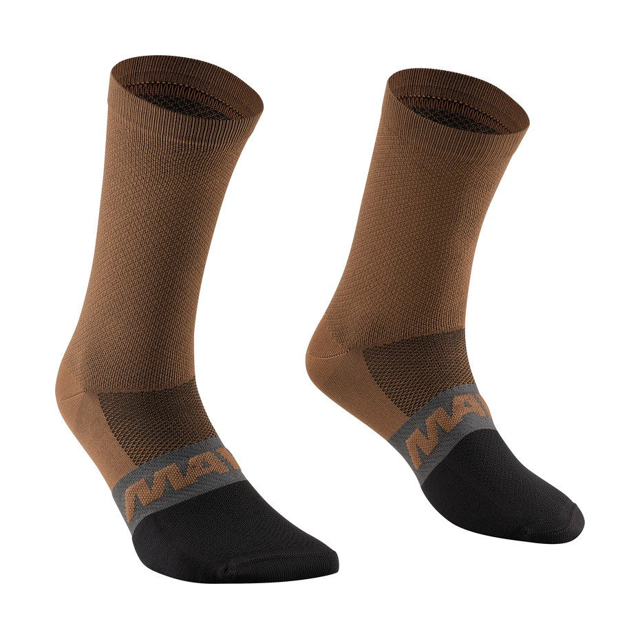 ESSENTIAL MID SOCKS - RUST