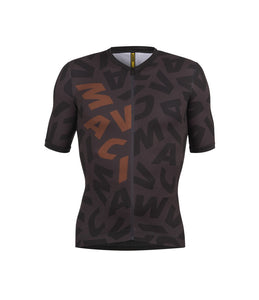 AKSIUM GRAPHIC JERSEY - BRONZE/CARBONE