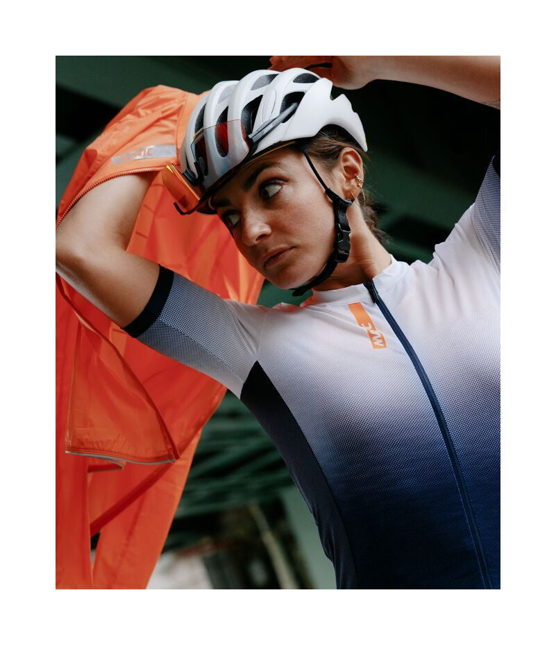 ESSENTIAL GRAPHIC JERSEY-DEEP BLUE/WHITE- Women