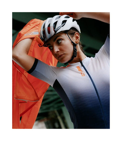 ESSENTIAL GRAPHIC JERSEY-DEEP BLUE/WHITE- Women