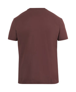 CORPORATE LOGO TEE - AUBERGINE