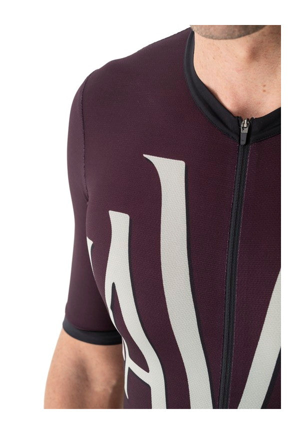 HERITAGE JERSEY - AUBERGINE BLACK