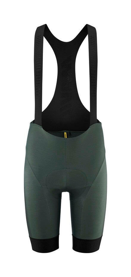 COSMIC THERMO BIB SHORT - CHRISTMAS GREEN