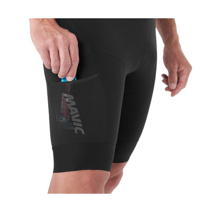 ALLROAD CARGO BIB SHORT - BLACK