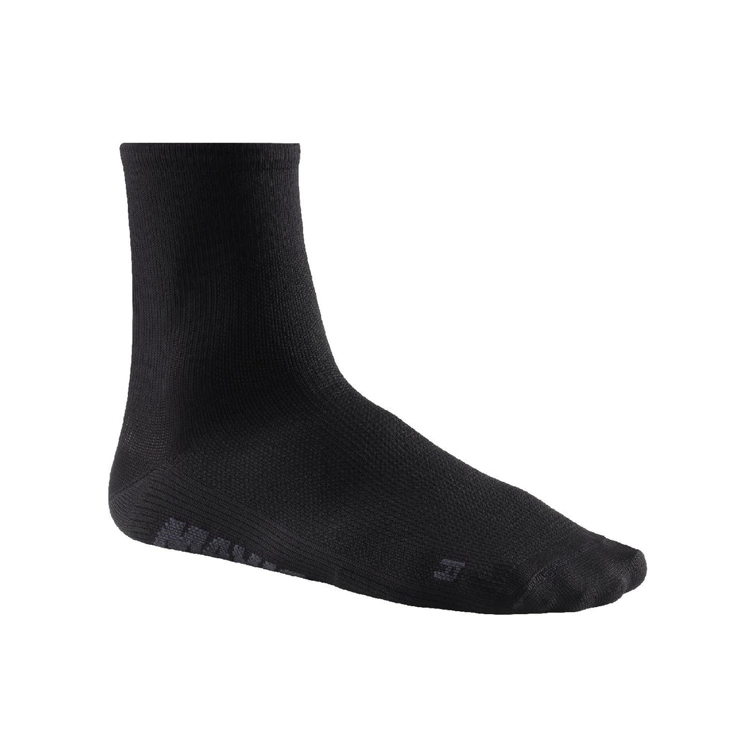 Essential Mid Sock-Black