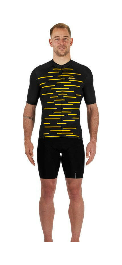 Cosmic Jersey - BLACK YELLOW MAVIC