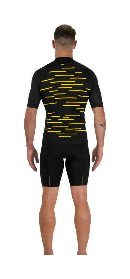 Cosmic Jersey - BLACK YELLOW MAVIC