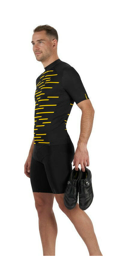 Cosmic Jersey - BLACK YELLOW MAVIC