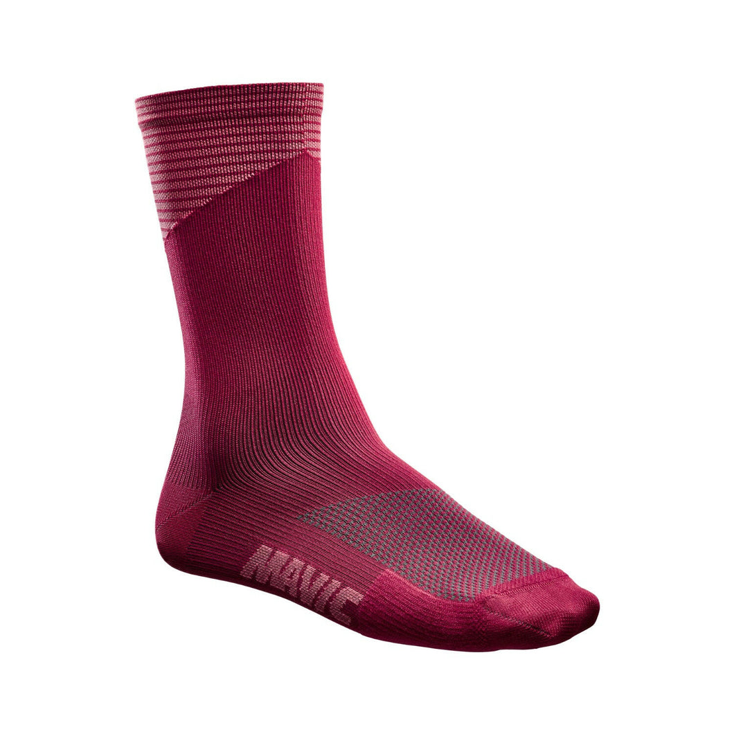 Graphic Sock-Earth Red-Dusty Rose